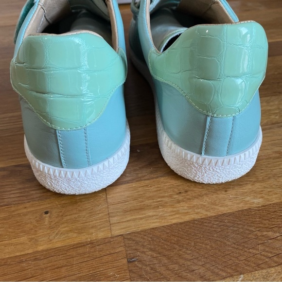 L’Intervalle Women Green and Blue Leather Sneaker Size 39 - Picture 6 of 9